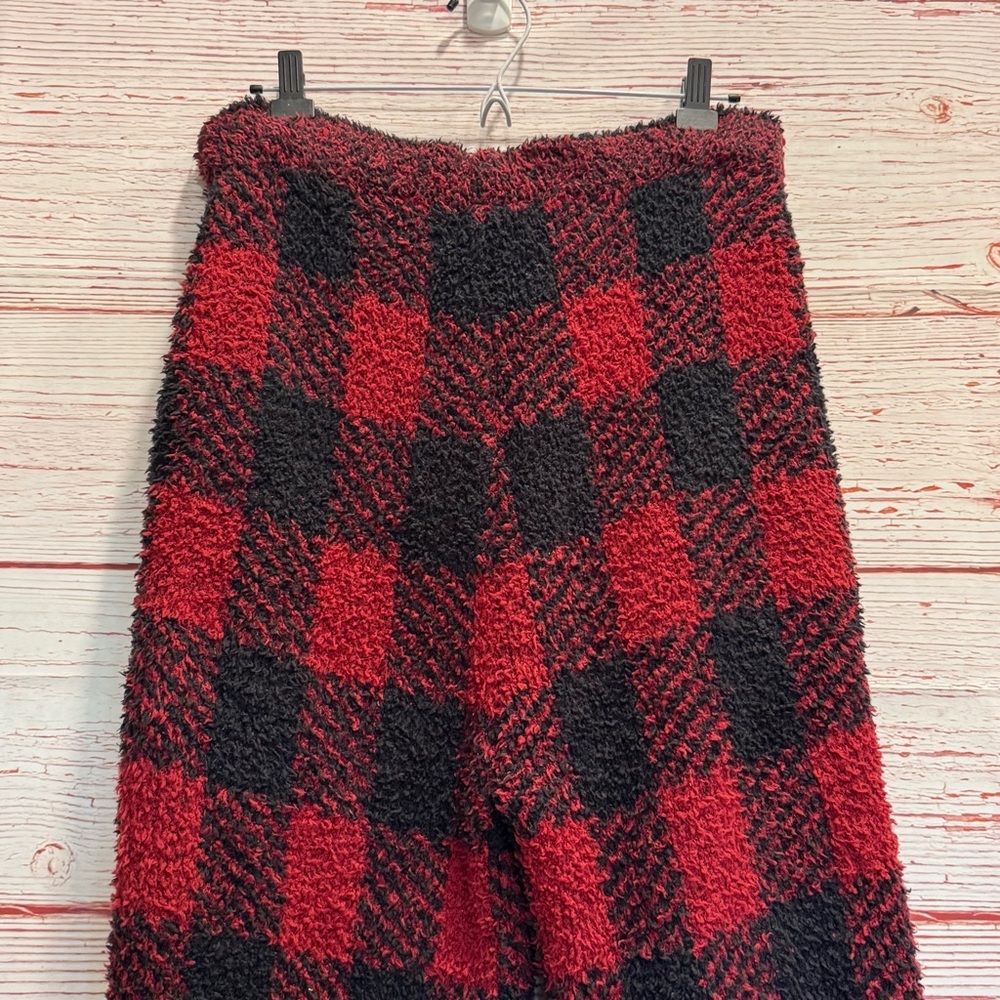 NWT Skims Cozy Joggers in Brick Buffalo Check Sz S/M - Picture 11 of 16